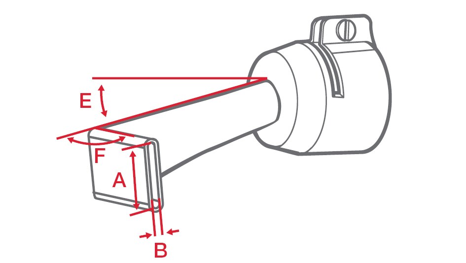 Leister Wide slot nozzle (ø 21.3) 20 x 2 mm | 105.556 | Accessories