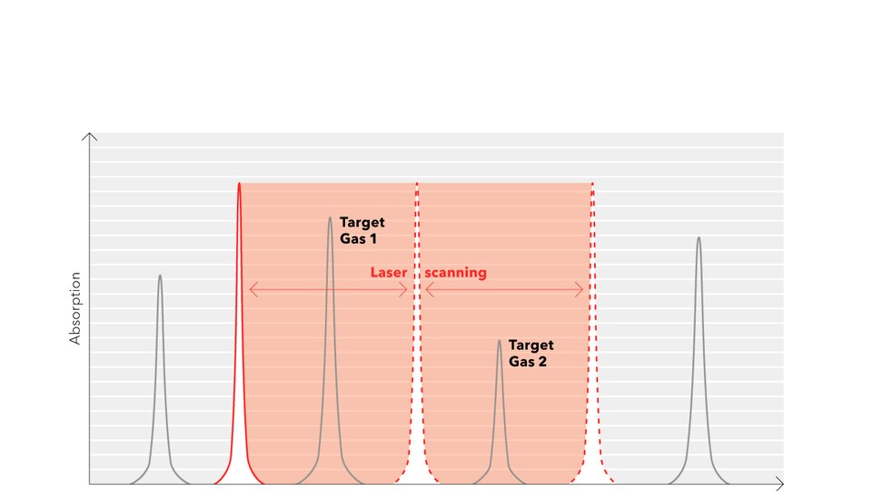 Laser Target Graph Laser Gas Detection Technology
