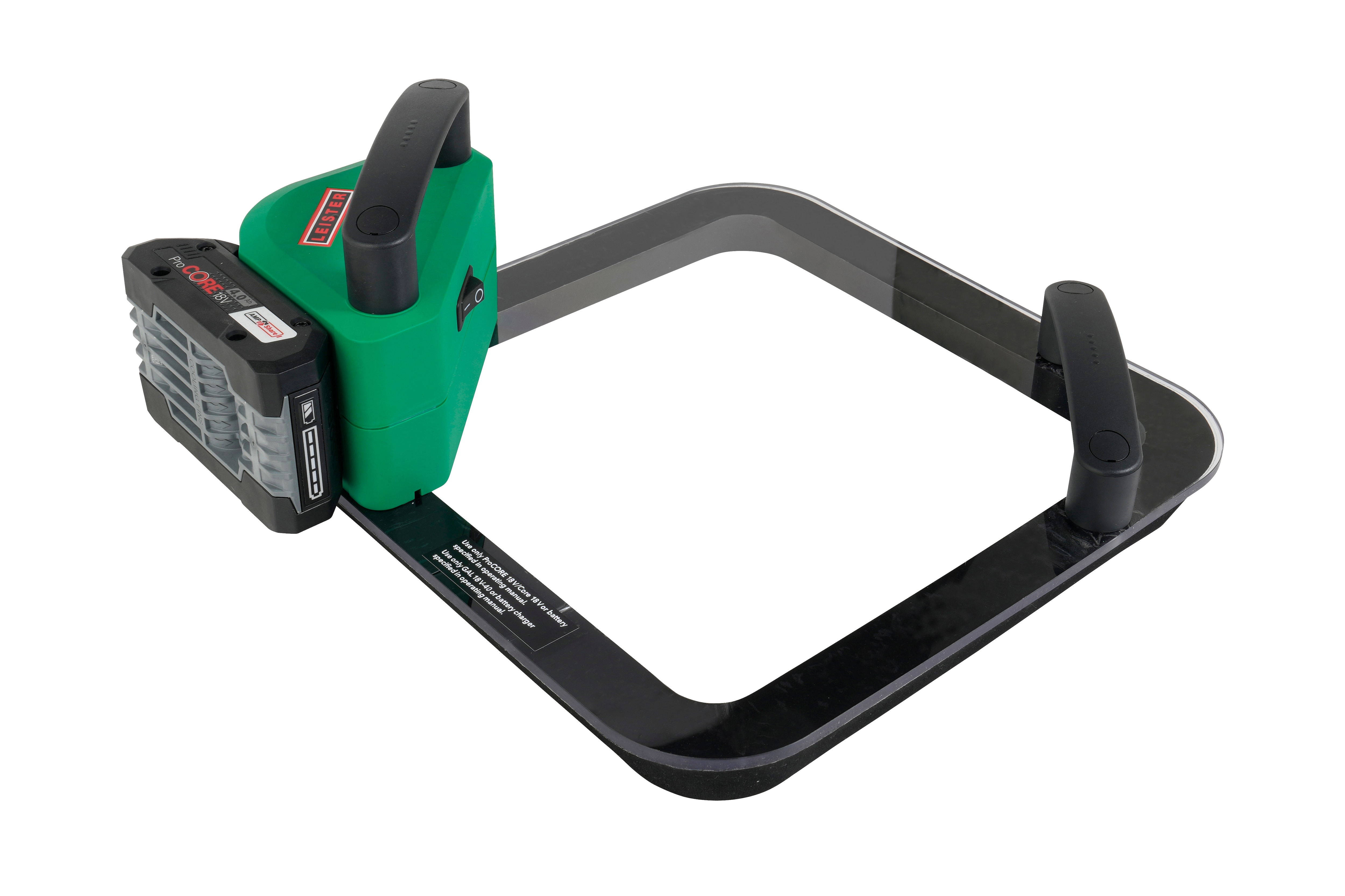 Leister VACUUM PLATE 100-LP, 18.0V/4.0Ah, EU/CH plug | 144.000 ...