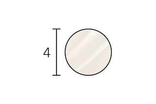 Cordon de soudure profil D ø4