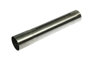 Tubular nozzle (ø 62.0) with slot 204 x 4.5 mm