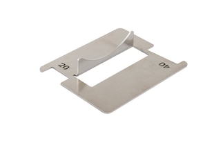 Jauge de réglage de la buse